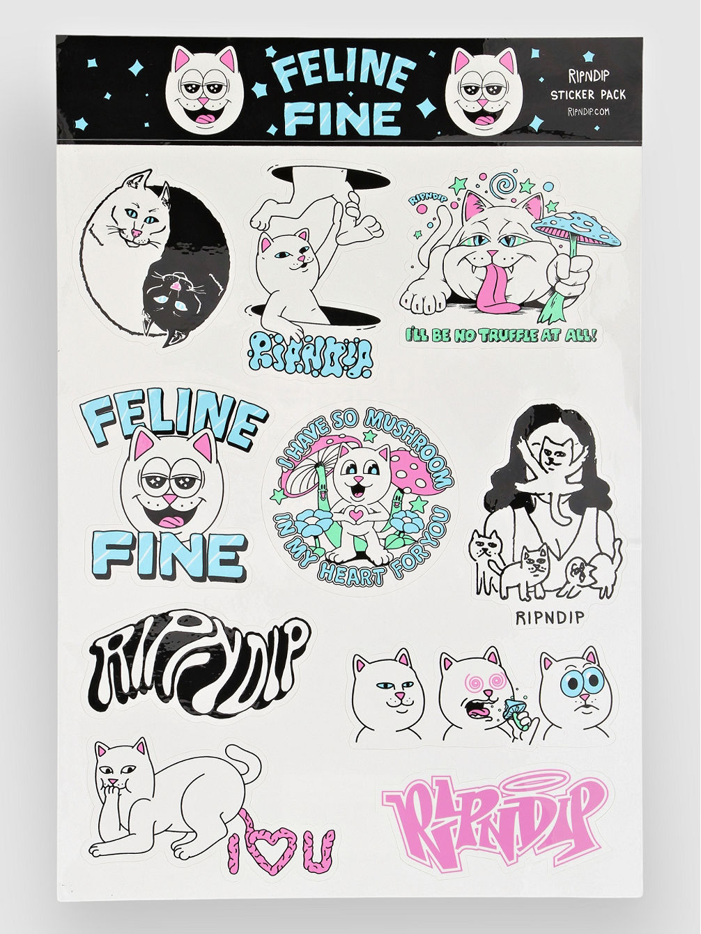 Feline Fine Sticker Sheet