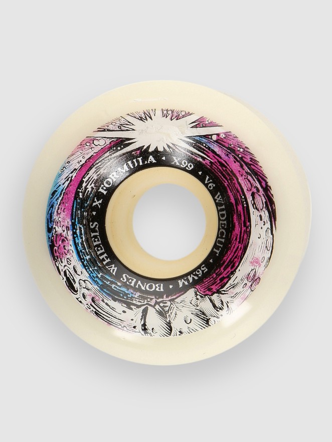 Bones Wheels Moon Beam V6 Wide Cut 99A 56mm Hjul