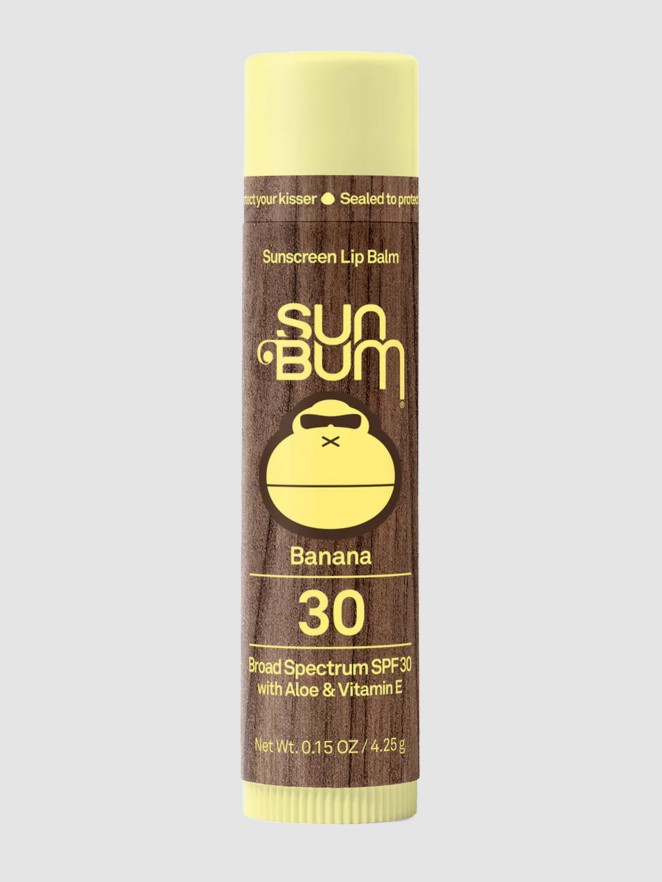 Sun Bum Original SPF 30 Lip Balm Banana Sunscreen