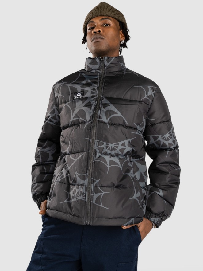 Lurking Class Spider Webs Puffer Jacket