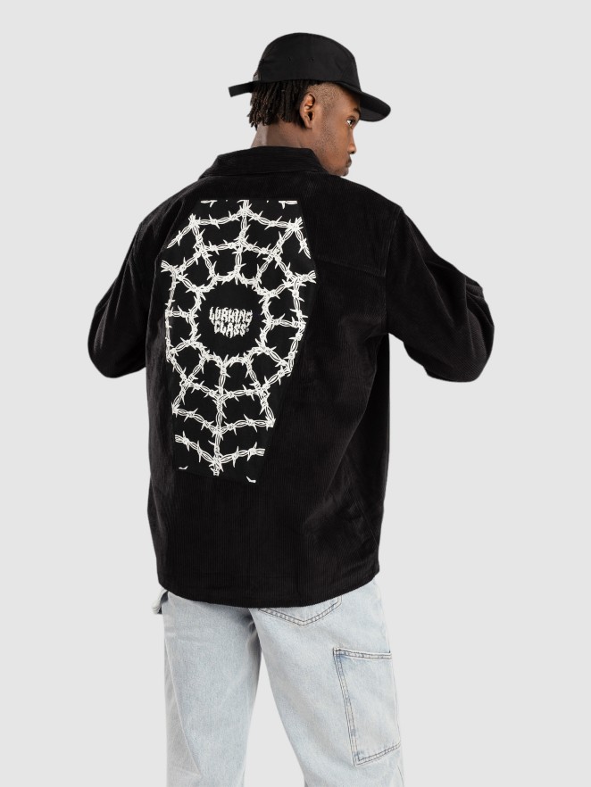 Lurking Class Barbed Web Zip Workshirt Jacket