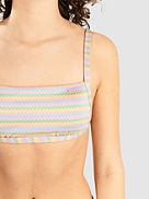 Wavy Stripe Bralette Bikini overdel