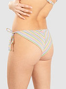 Wavy Stripe Cheeky Tie Side Bas de bikini