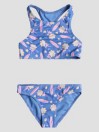 Roxy Lorem Crop Top Kids Bikini Set