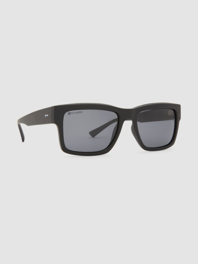 Dot Dash Melee Blk Satin Sunglasses