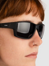 Dot Dash Bitty Blk Satin Sunglasses
