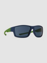 Dot Dash Huggy Blue-Green Satin Sunglasses