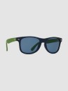 Dot Dash Litty Blue-Green Satin Sunglasses