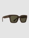 Dot Dash Huggy Brown Satin Sunglasses