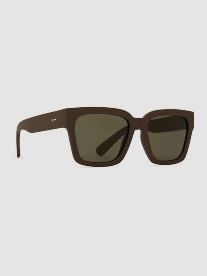 Dot Dash Huggy Brown Satin Sunglasses