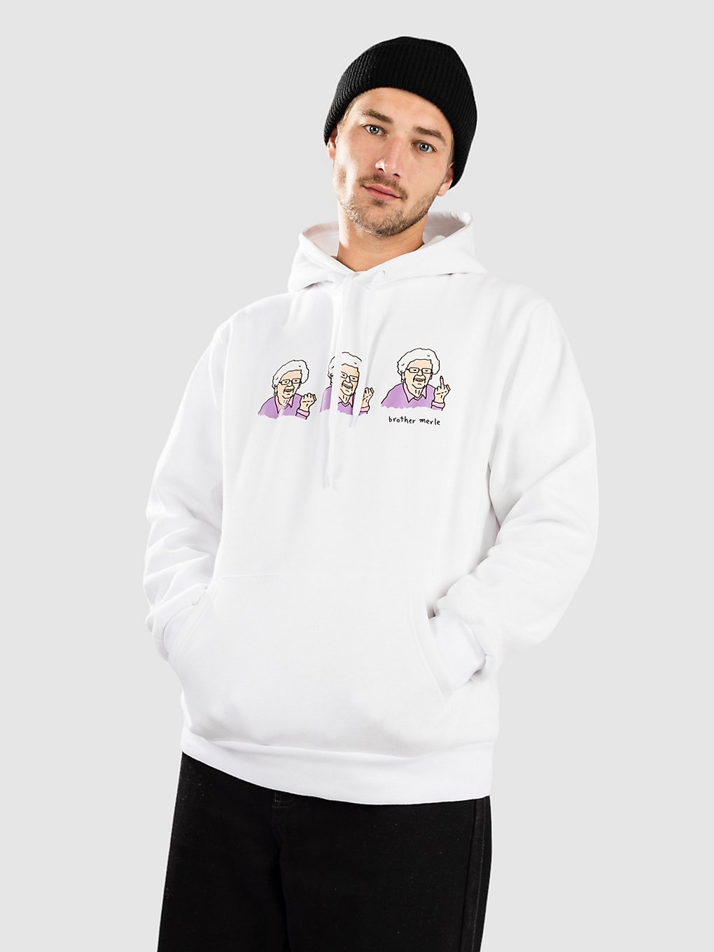 Brother Merle Betty Sequence Hoodie white kaufen