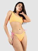 Solid Scrunch Moderate Tie Side Spodnji del bikini