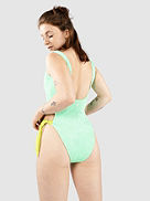 Solid Scrunch Moderate Swimsuit