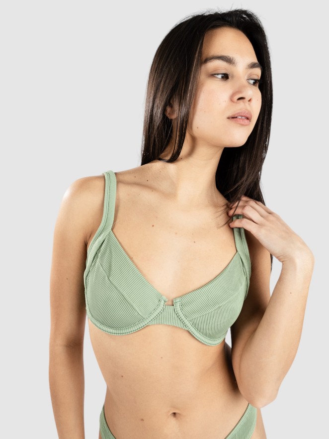 Hurley Ribbed Underwire Bikini Top