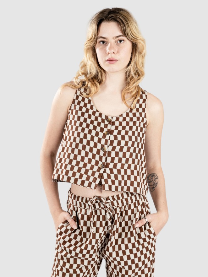 Brixton Mykonos Small Check Singlet