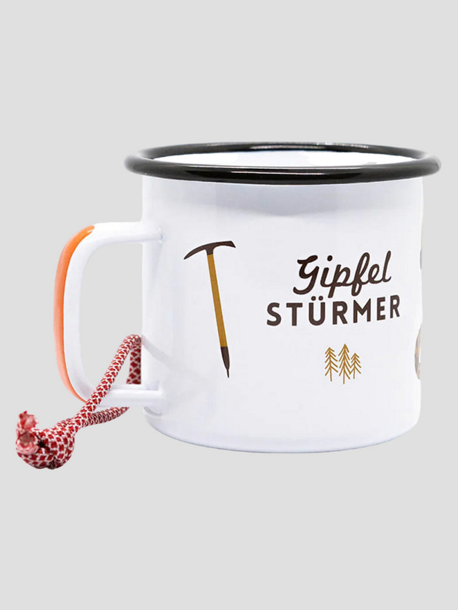 Roadtyping 23Emaille Gipfelstürmer Tasse