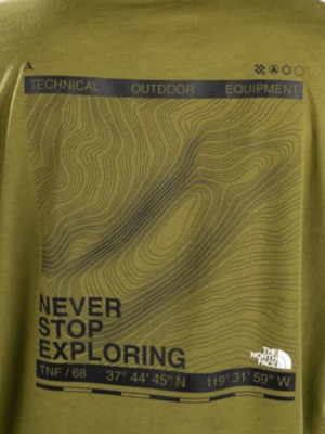 Foundation Mountain Lines Graphic Camiseta