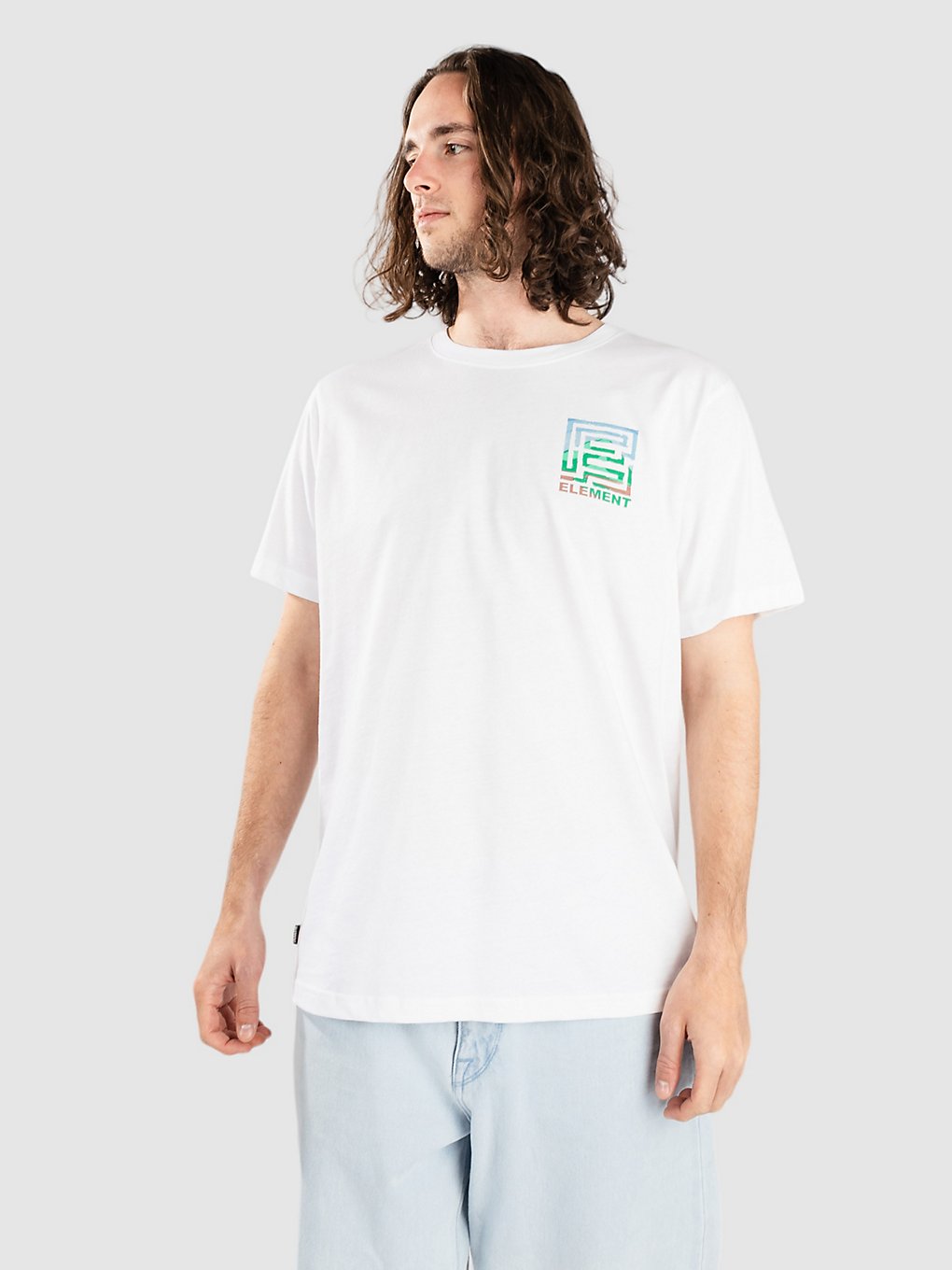 Element Labyrinth Col T-Shirt white kaufen