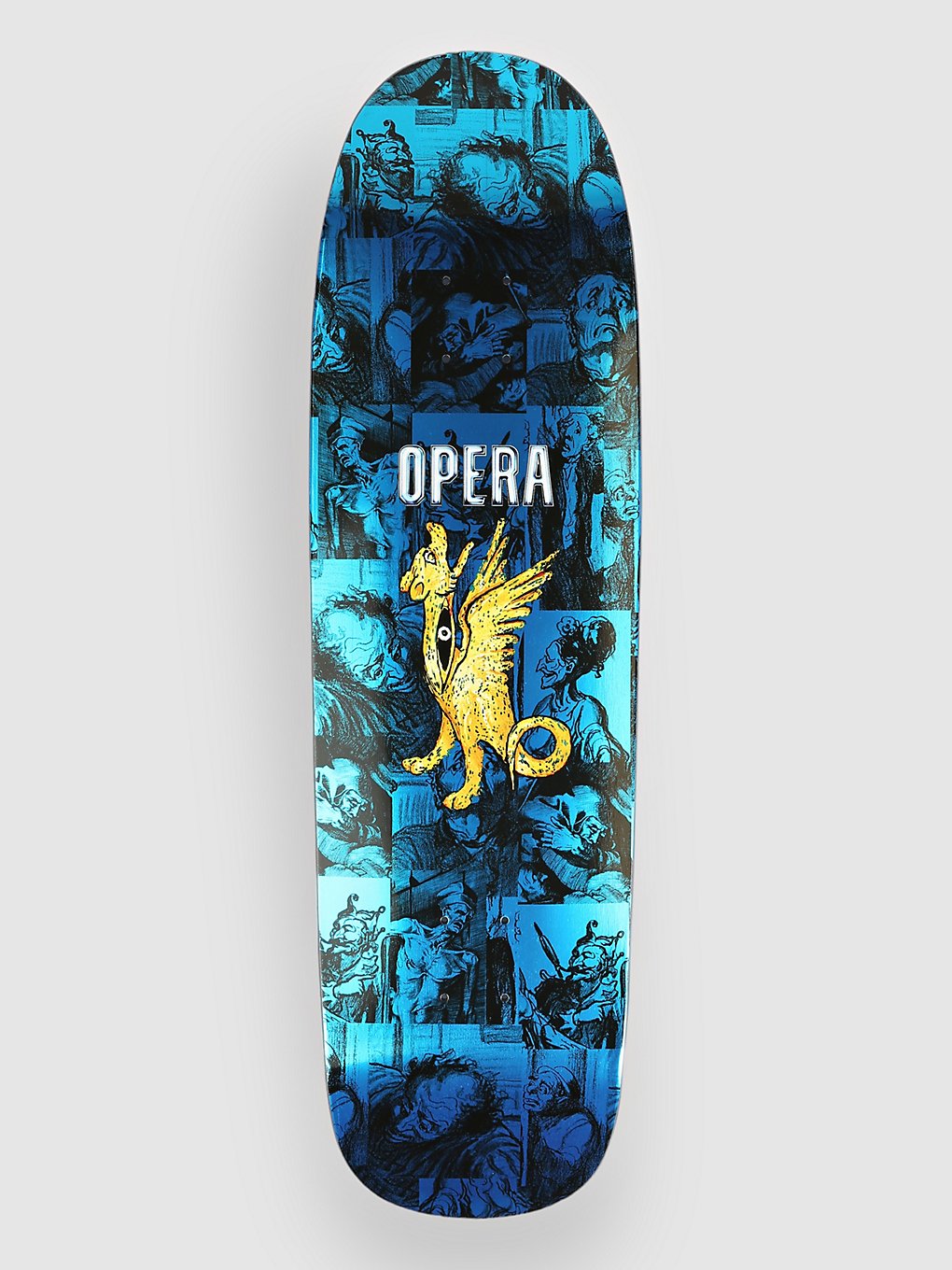 Opera Skateboards Dragon 9.125" Skateboard Deck blue kaufen