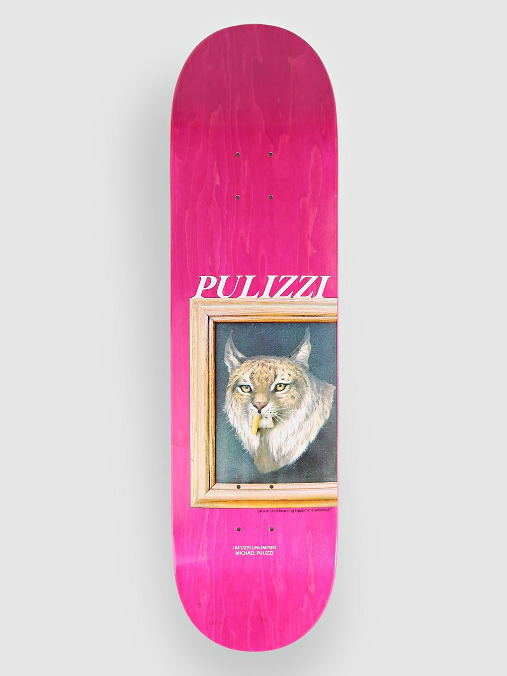 Jacuzzi Unlimited Michael Pulizzi Bobcat 8.375" Skateboard Deck pink kaufen