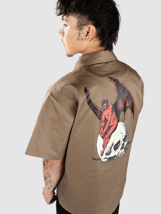 Welcome Nephilim Zip-Up Twill Work Tricko