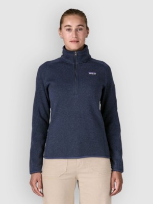 Patagonia Better Sweater 1/4 Half-Zip Fleece Trui Blauw
