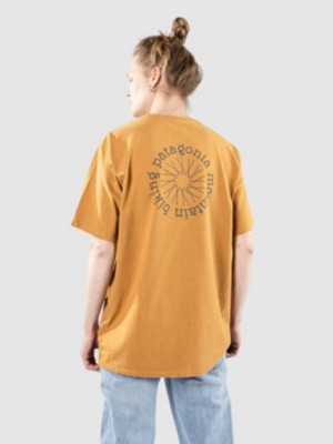 Patagonia Spoke Stencil Responsibili T-Shirt golden caramel kaufen