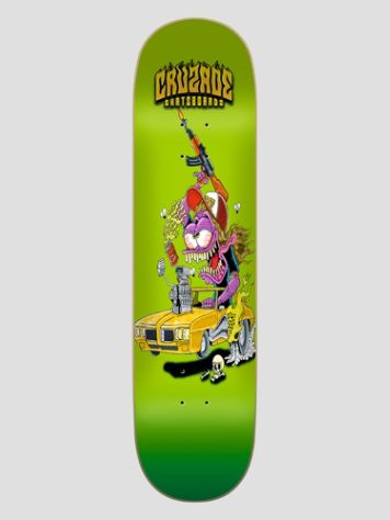 Cruzade Fast And Sketchy 8.125&quot;X32.125&quot; Skateboard Deck