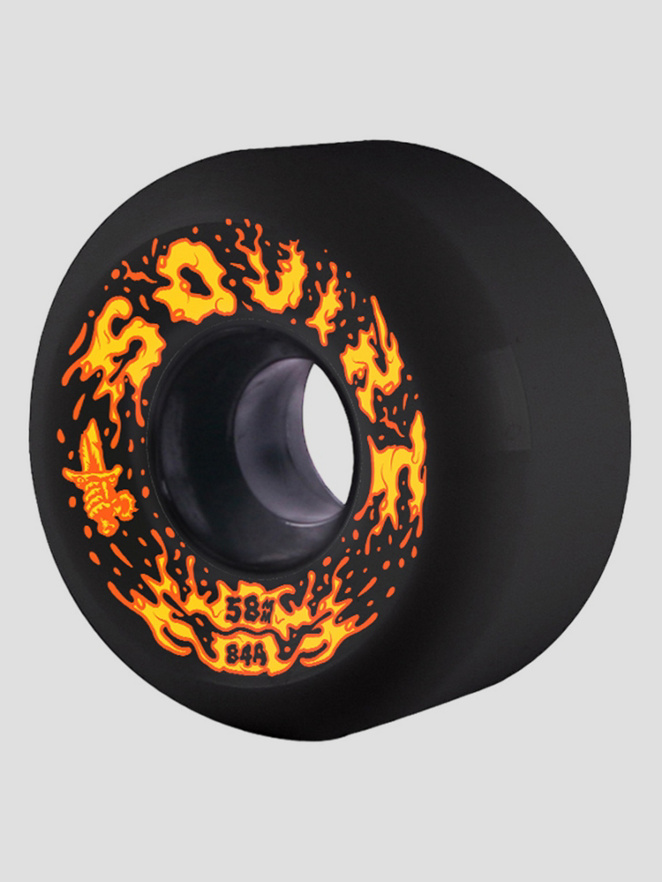 Cruzade Squirt 58mm 84A Black Roues
