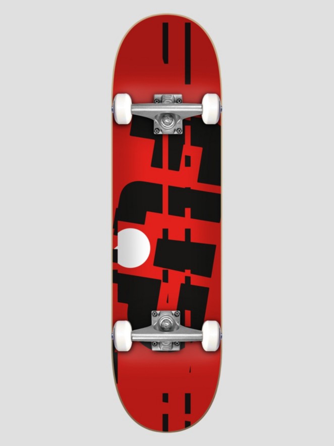 Flip Odyssey Glitch Red 7.75″X31.6″ Skateboard