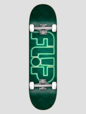 Odyssey Neon Green 8.0&amp;#034;X31.85&amp;#034; Skateboard Completo