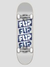 Flip Team Poppies White 8.0″X31.85″ Skateboard