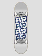 Team Poppies White 8.0&amp;#034;X31.85&amp;#034; Skateboard complet