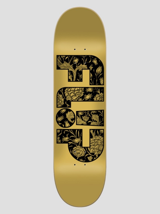 Flip Team Metallic Yellow 8.0″X31.50″ Skateboard deck
