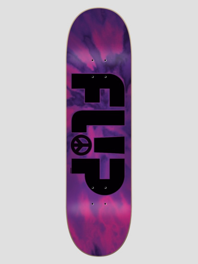 Flip Odyssey Peace Purple 8.125″X32.0″ Skateboard deck