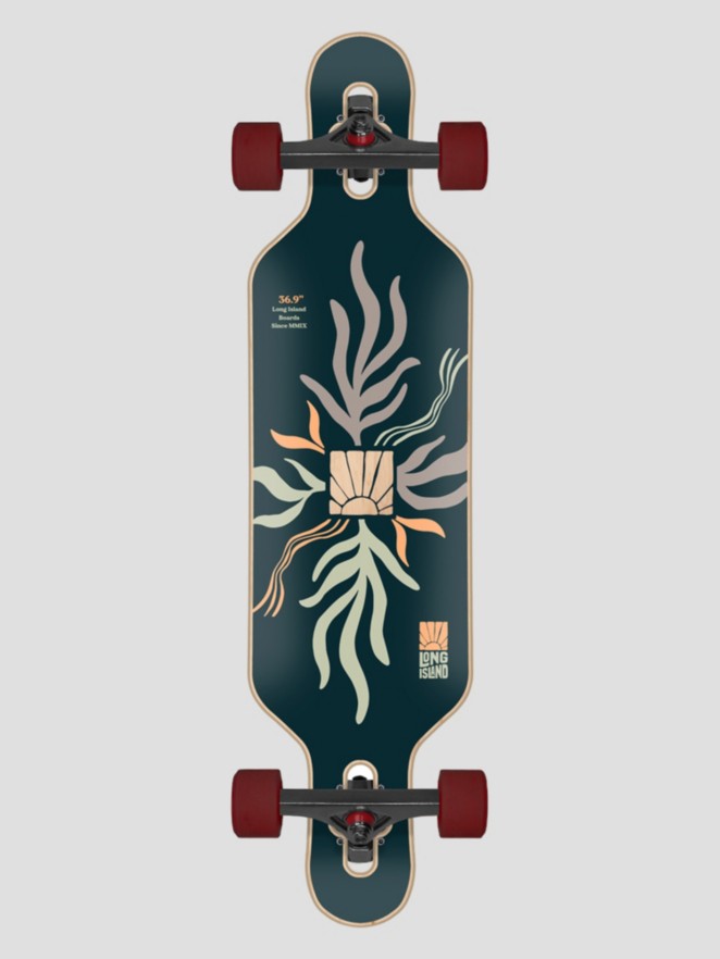 Long Island Longboards Organic 36.95″X9.25″ Drop Skateboard Completo