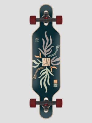 Long Island Longboards Organic 36.95&quot;X9.25&quot; Drop Skateboard Completo