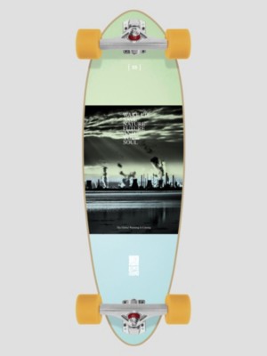 Long Island Longboards Global Warming 32.75&quot;X10&quot; Mini Pin Skateboard