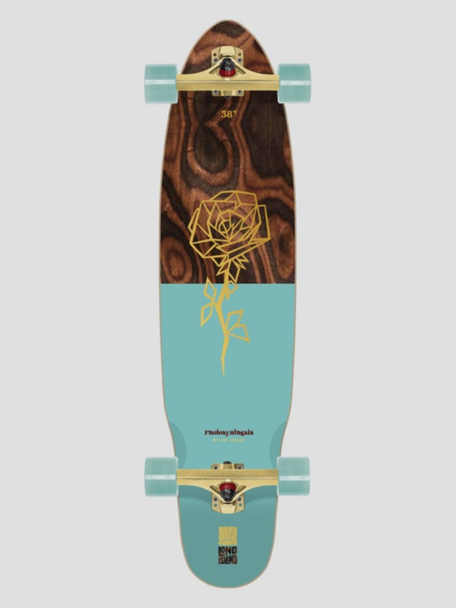 Long Island Longboards Photosyntesis 38.85″X9″ Kicktail Longboard Completo