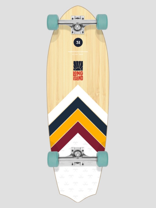 Long Island Longboards Rowing 31″X9.75″ Cruiser Cruiser Completo