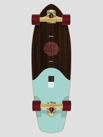 Long Island Longboards Mother Earth 30&quot;X9&quot; Cruiser Skateboard Completo