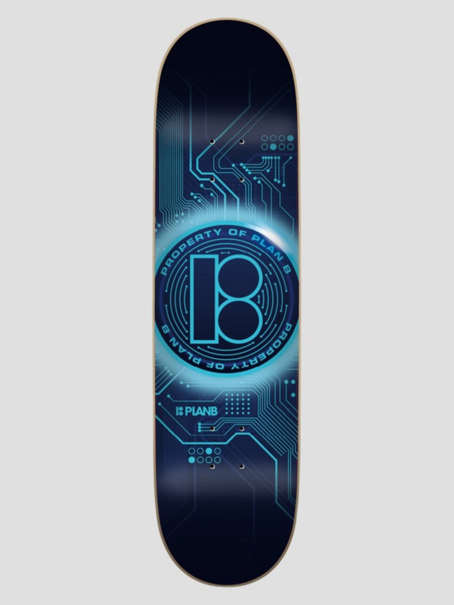 Plan B Blue Crypto 8.0″X31.33″ Skateboard Deck