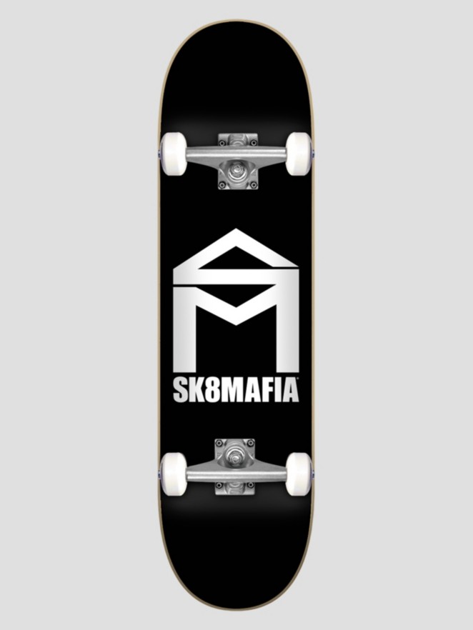 SK8 Mafia House Logo Black 7.75″X31.6″ Skateboard Completo