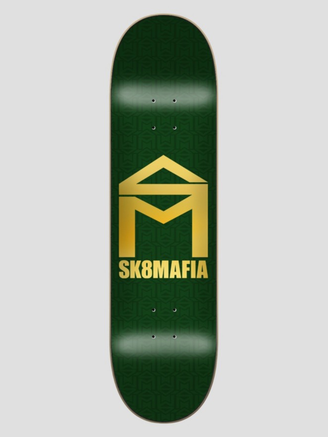 SK8 Mafia House Logo Premium Green 8.25″X32″ Skateboard Deck