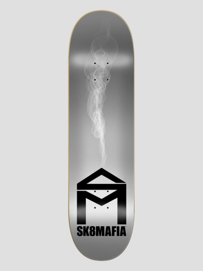 SK8 Mafia House Logo Smoke Chrome 8.6″X32.1″ Tabla de skate