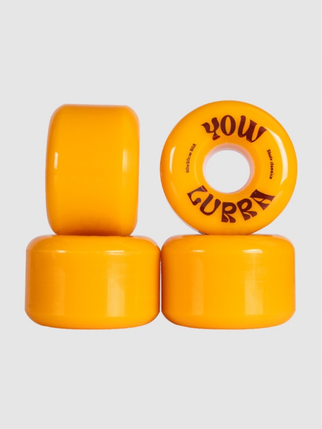 YOW Lurra Wheels 60mmx40mm Mustard Shr 80A Wheels