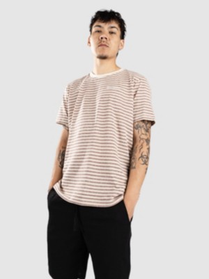 Akrod S-S Cot-Linen Stripe Camiseta
