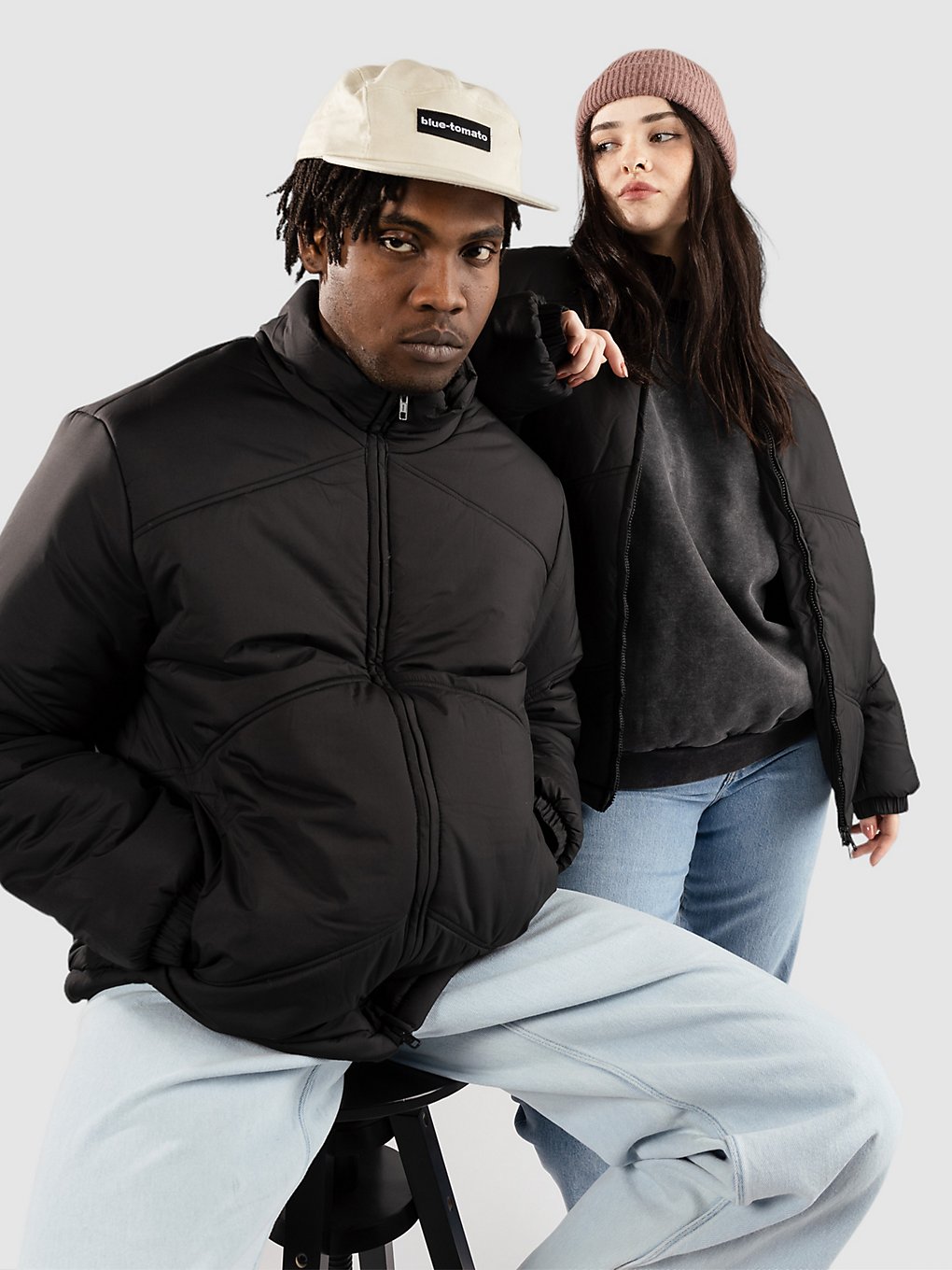 Urban Classics Arrow Puffer Jacke black kaufen