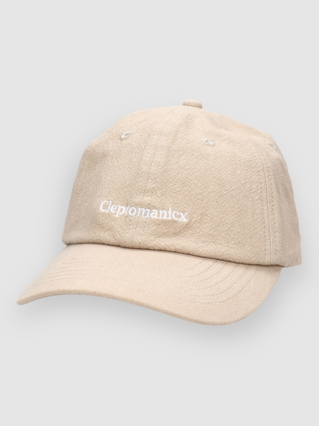 Cleptomanicx Steezy Linen Cap nomad