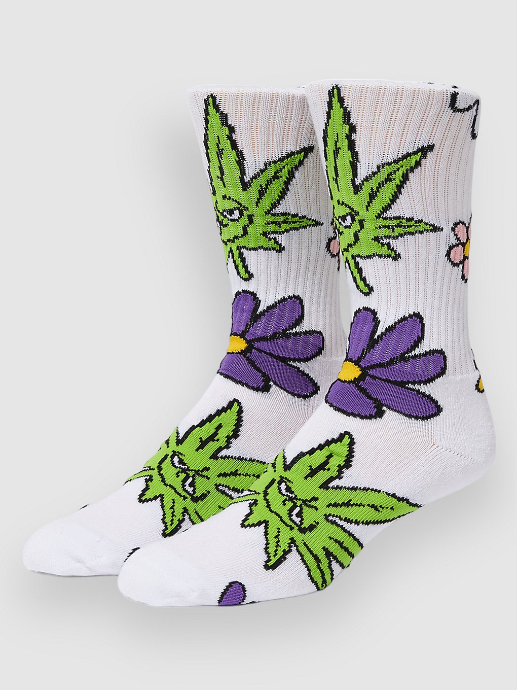 HUF Green Buddy Bloom Socken white kaufen